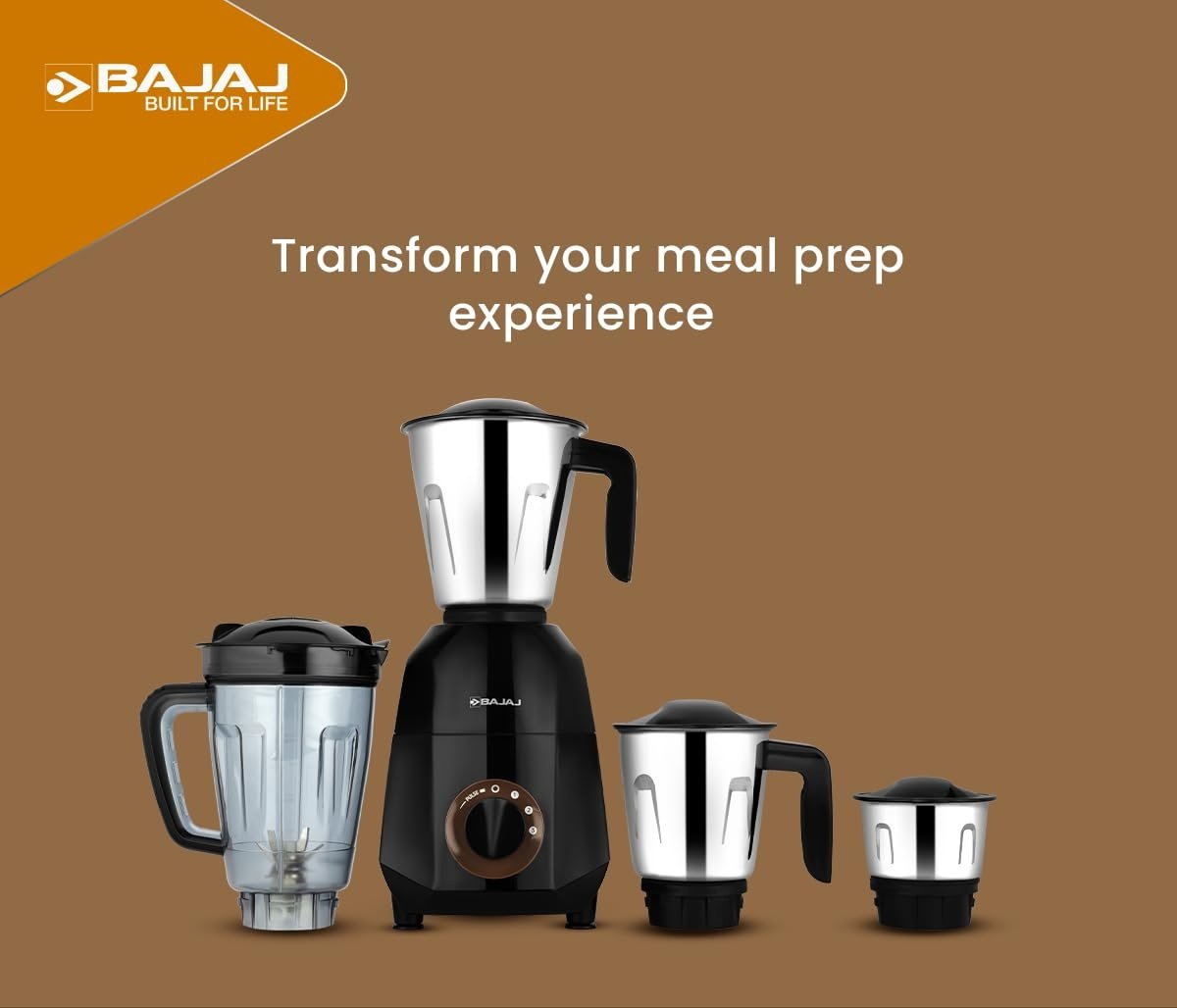 Blender Ninja Virtue 750 W avec 4 bols, 20 000 tr/min, protection contre les surcharges, noir