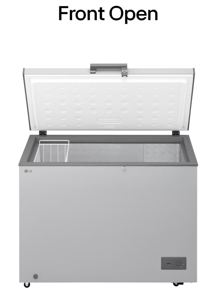 Congélateur coffre 247 L, sans stabilisateur, sécurité enfant, refroidissement intégral, commande externe - Gris