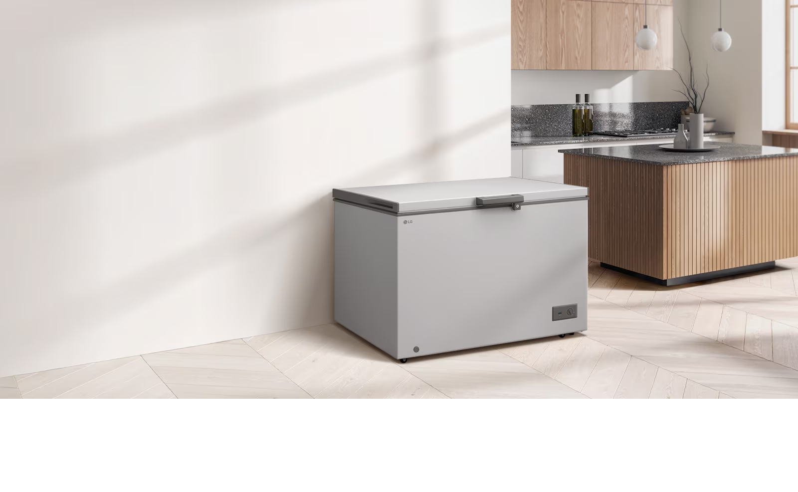 Congélateur coffre 247 L, sans stabilisateur, sécurité enfant, refroidissement intégral, commande externe - Gris