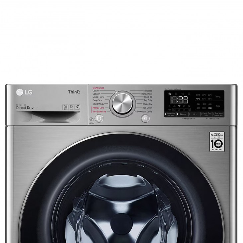 LG F0L9DYP2S – Lave-Linge Frontale 15 kg avec AI DD™, Steam™ et TurboWash™