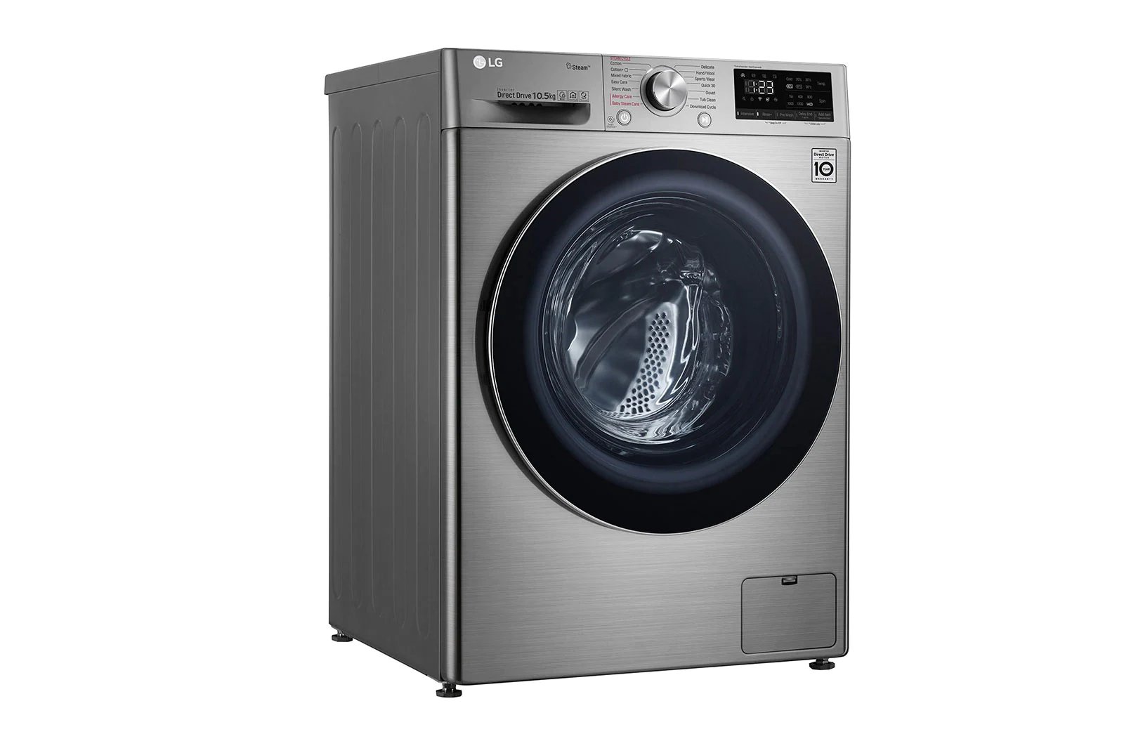 LG F4V5RGP2T – Lave-Linge Séchant Frontale 10,5/7 kg avec AI DD™, Steam™ et TurboWash™
