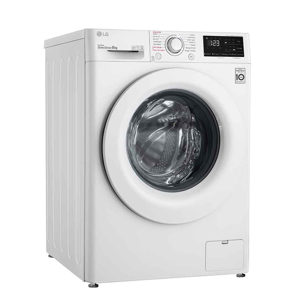 Machine à laver F4R3TYG3W à ouverture frontale 8 kg Blanc