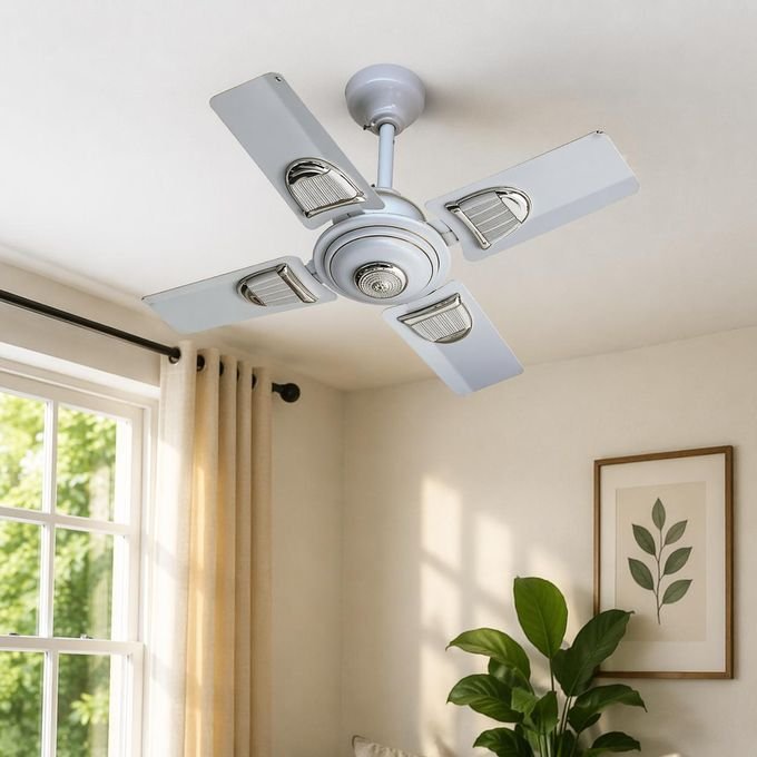 Ventilateur de plafond décoratif à pales courtes de 61 cm (24 po) - Haute vitesse
