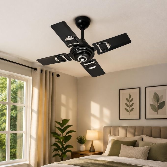 Ventilateur de plafond décoratif à pales courtes de 61 cm (24 po) - Haute vitesse