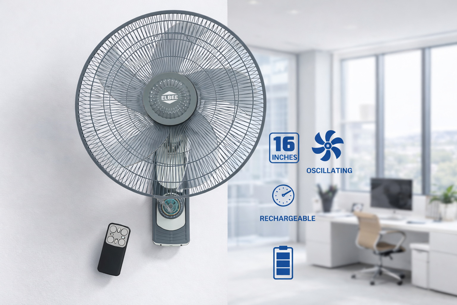 Elbee Wall Fan - W18