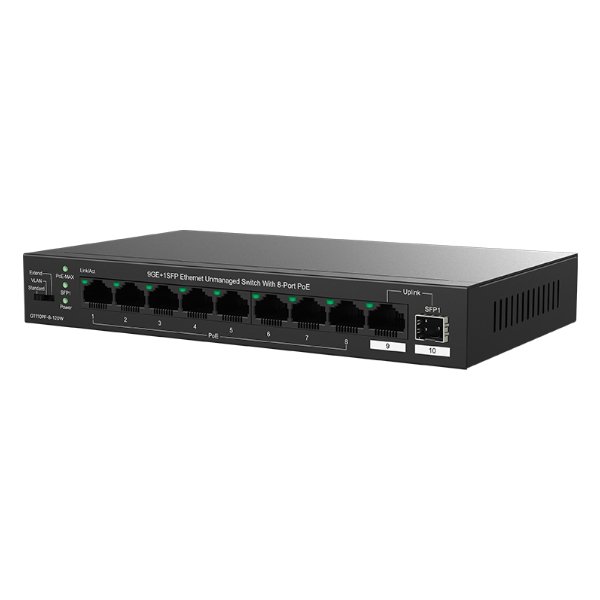 Tenda TEG1110PF-8-102W 8-port switch / 9-port Gigabit 10/100/1000 Mbps switch