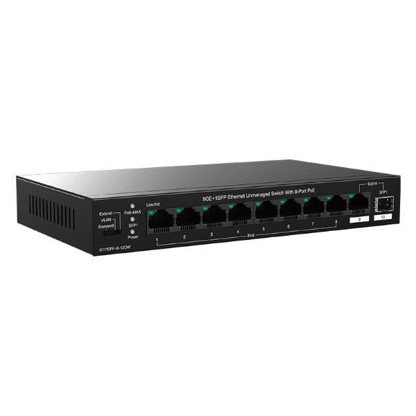 Tenda TEG1110PF-8-102W 8-port switch / 9-port Gigabit 10/100/1000 Mbps switch