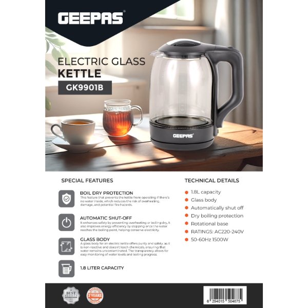 GEEPAS GK-9901- Capacité : 1,8 L